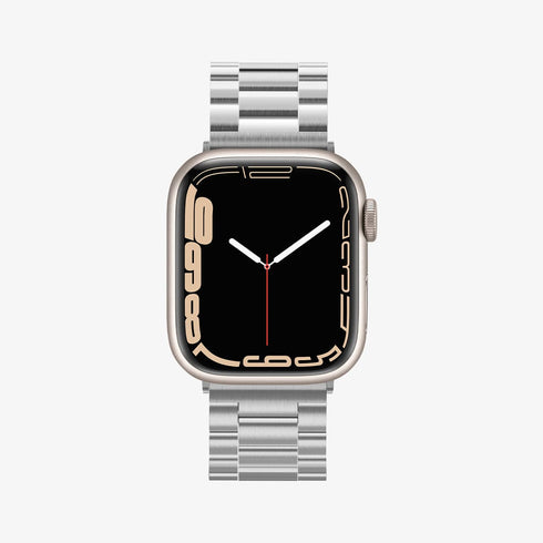 062MP25403 - Apple Watch Series (Apple Watch (49mm)/Apple Watch (45mm)/Apple Watch (42mm)) Watch Band Modern Fit in black showing the front